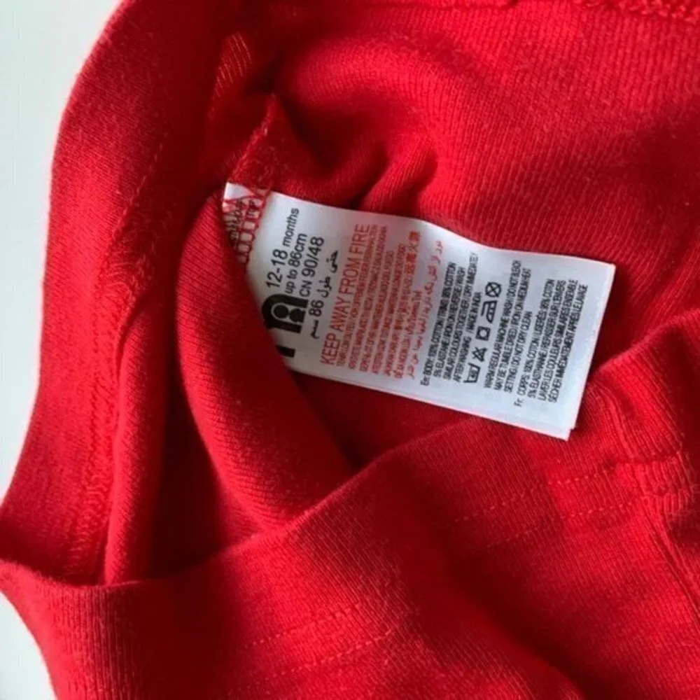 PJ's in red 12-18 months